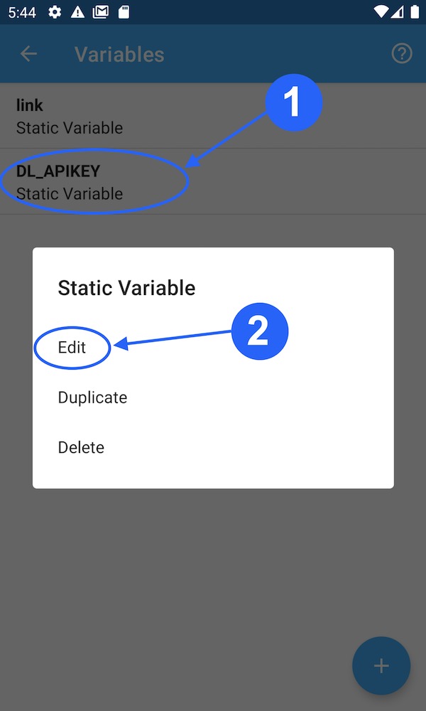 Android shortcuts: How to configure my account (2/3)