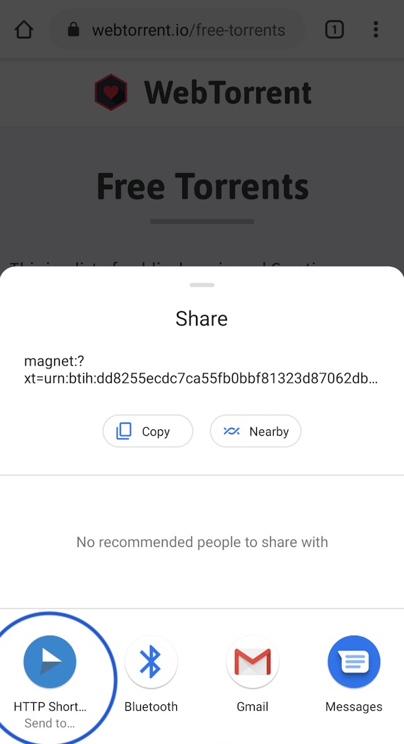 Android shortcuts: How to add magnets and links (2/4)